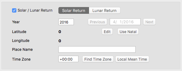 Solar Return v2.2